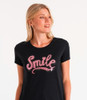 Aplique Parche Termoadhesivo Frase Smile De Lentejuelas 2