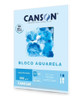 Bloco Papel  Desenho A4 Aquarela 12 Folhas  - Canson 300g. 1