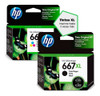 Kit Juego Cartuchos Originales 667xl Negro + Color Rinde X3 0