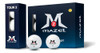 Pelotas Bolas De Golf Mazel 12 Unidades Blanco 0