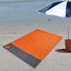 Cobertor De Cobertor De Praia Tapete Laranja 200cm X 210cm 4