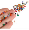 Cuentas Facetadas Varios Colores 4mm X 140 Unidades Abalorio 0