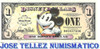 1 Disney Dollars Sin Circular Año 2008 Con Sobre Palermo 0