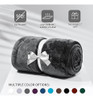 Manta De Forro Polar Para Sofá, Cama, Campamento, 4