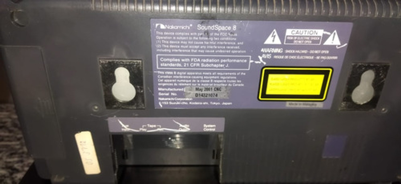 Nakamichi SoundSpace 8｜ナカミチ｜美品・動作確認・送料無料 確認用 Nakamichi/ナカミチ サウンドスペース8良品