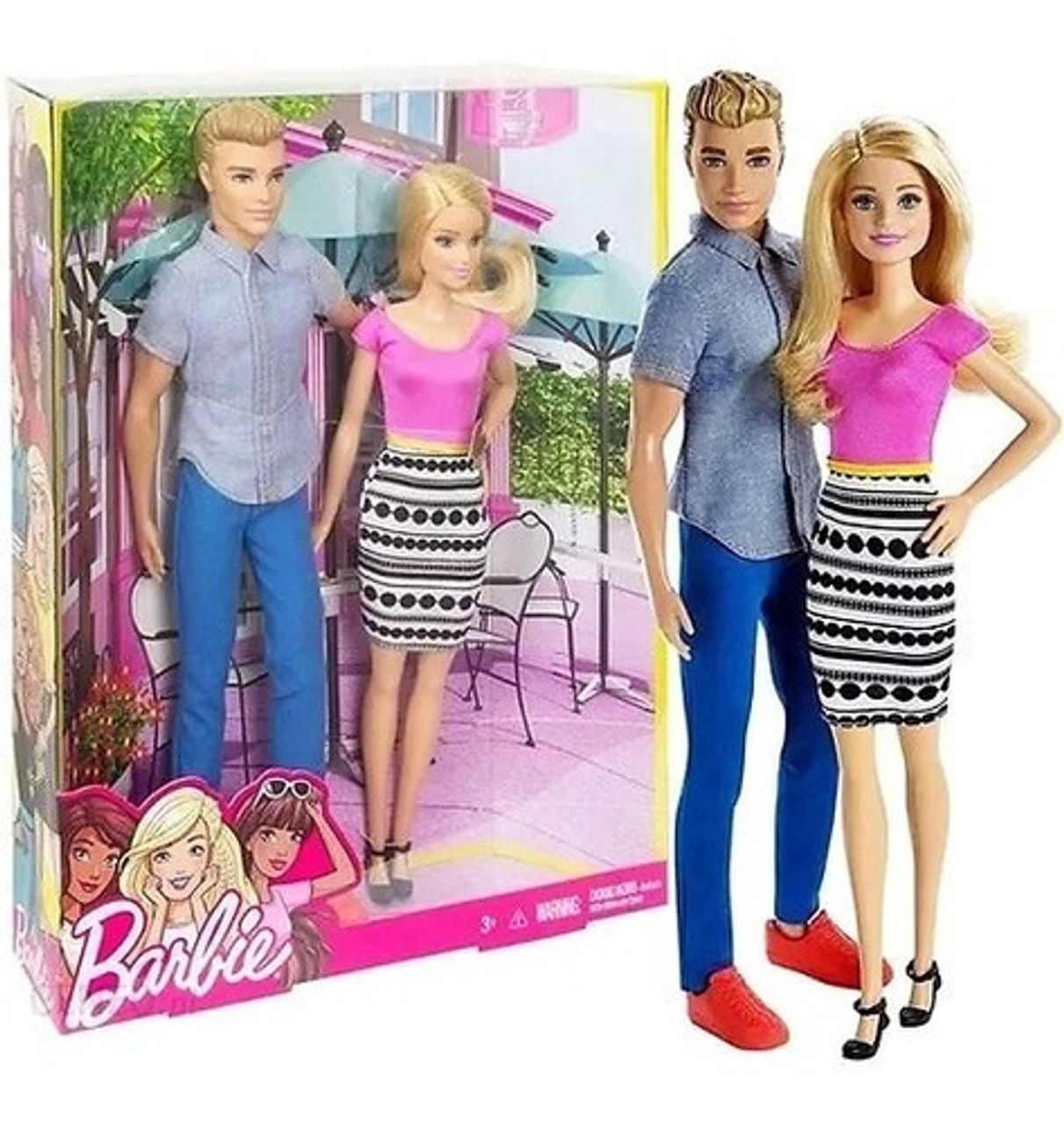Barbie and Ken Doll Couple - Articulated New Set