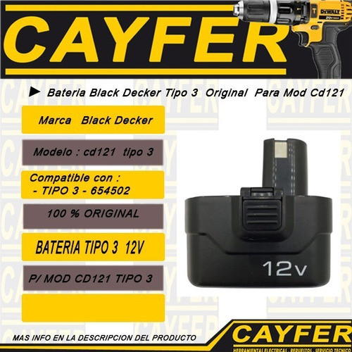 vhbw batteria compatibile con Black & Decker FIRSTORM BD14PSK, EPC14CA vhbw batteria compatibile con Black & Decker FIRSTORM BD14PSK, EPC14CA