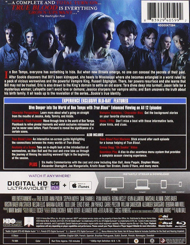 Blu Ray True Blood Subtitles True Blood: The Complete Fourth