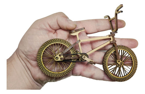 BACHEGA LASER CUT Mini BMX Bicycle 1:8 with Real Movements