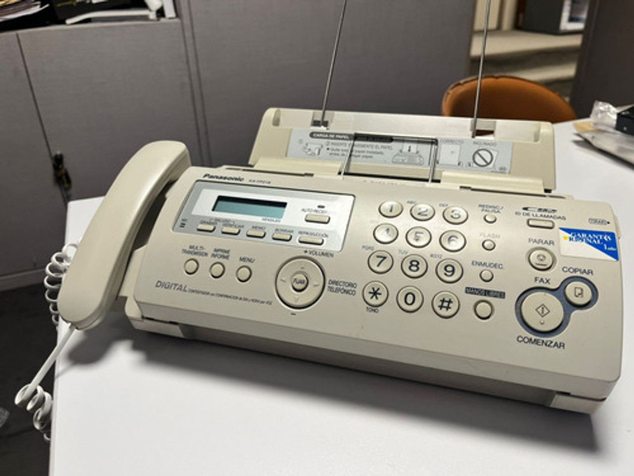 Panasonic KX-FP218 Fax Machine - Works Perfectly