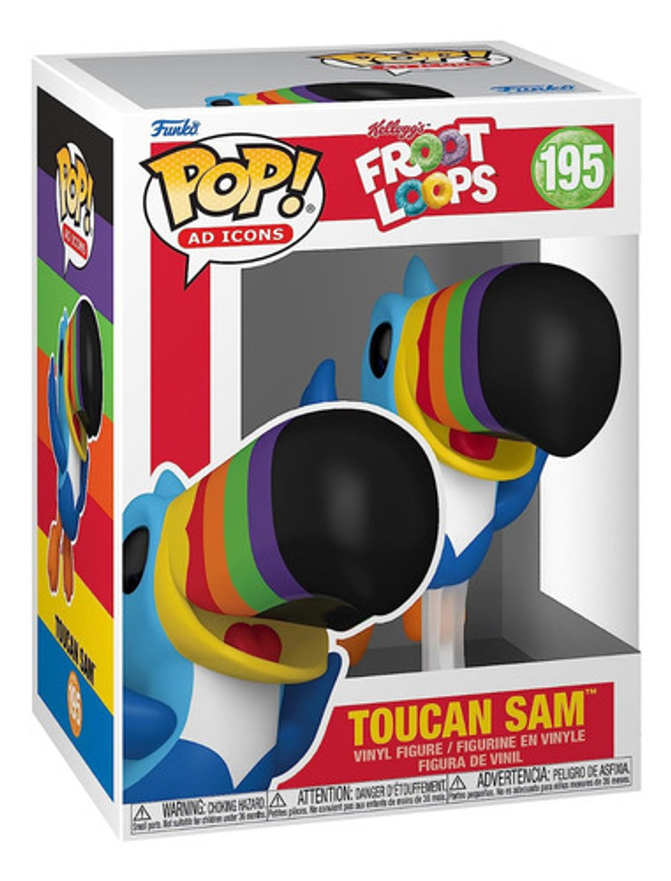 FUNKO ワッキーワブラー ケロッグ Toucan Sam トゥカンサム 美品 Toucan Sam Funko Wacky Wobbler Bobblehead Fruit Loops Rare