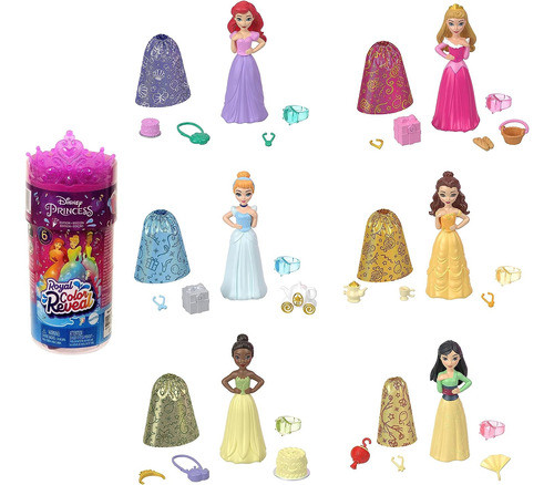 Mattel Disney Princess Royal Color Reveal Doll Hmk83 Mattel Disney Princess Royal Color Reveal Doll Hmk83