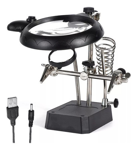 LED Magnifying Lamp for Precision Work USB