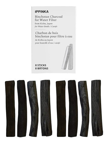 Ippinka Binchotan Charcoal Water Sticks