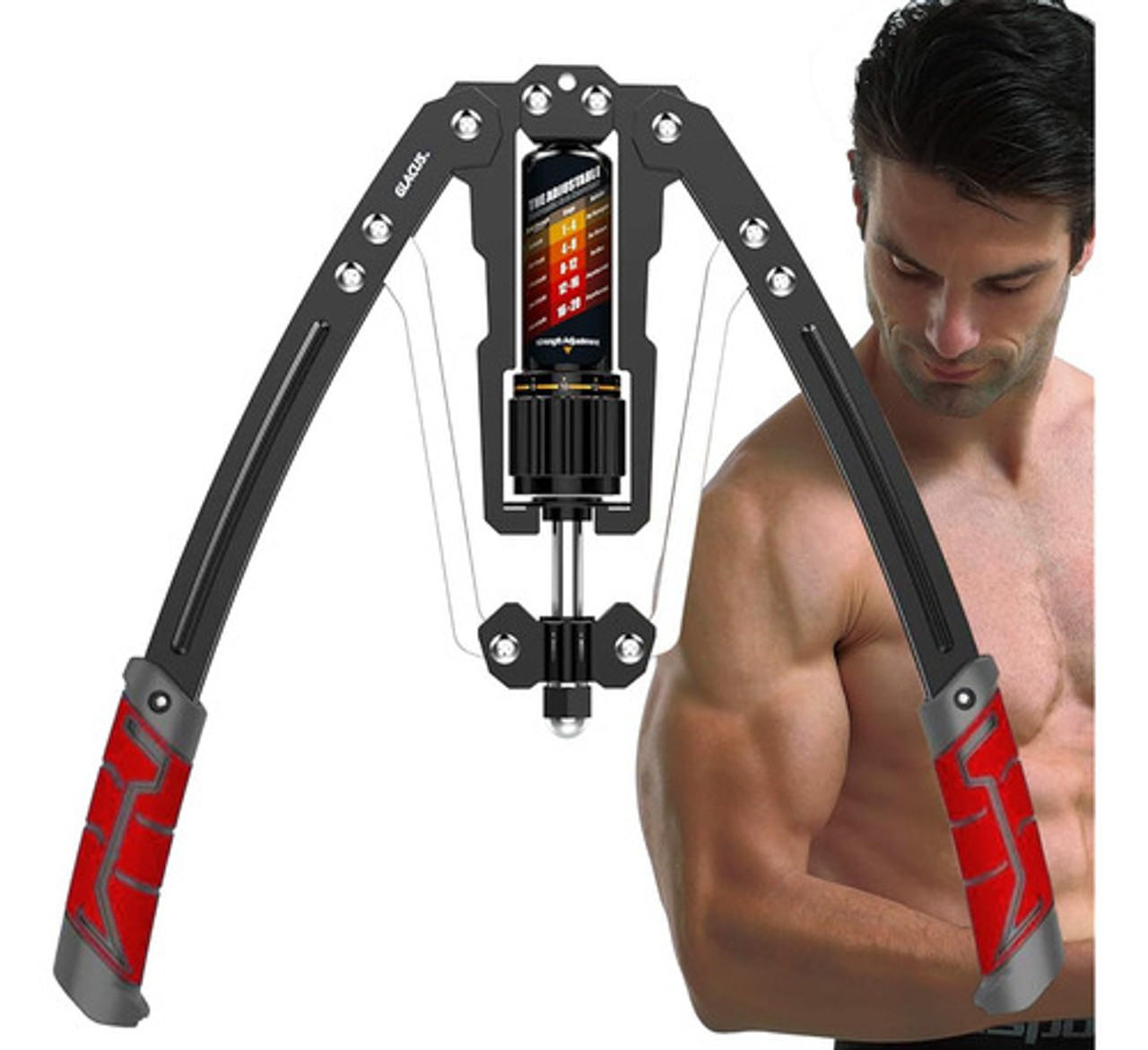 GLACUS Twister Arm Exerciser, Adjustable Hydraulic Power