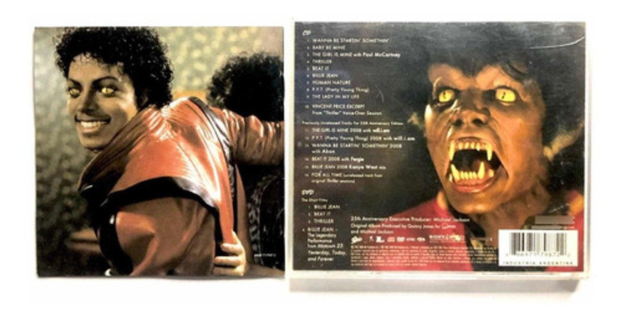 Michael Jackson Thriller 25 Solo DVD Original Epic Sony Arg