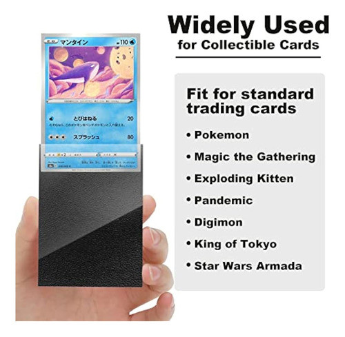 Fabmaker Matte Black Card Sleeves - Pack of 200 Fabmaker Matte Black Card Sleeves - Pack of 200