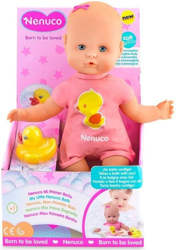 Famosa Nenuco My First Bath Doll 35cm Original 14070