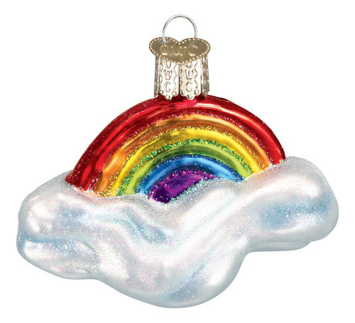 Old World Christmas Handcrafted Rainbow Glass Ornament