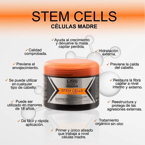Expert Stem Cells Alisado Sin Formol Celulas Madre ALISADO LISS