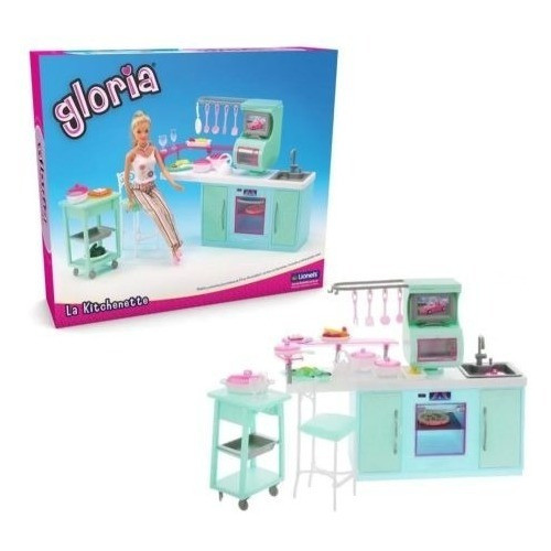 Gloria Doll Furniture Kitchen Dishwasher Accessory Set