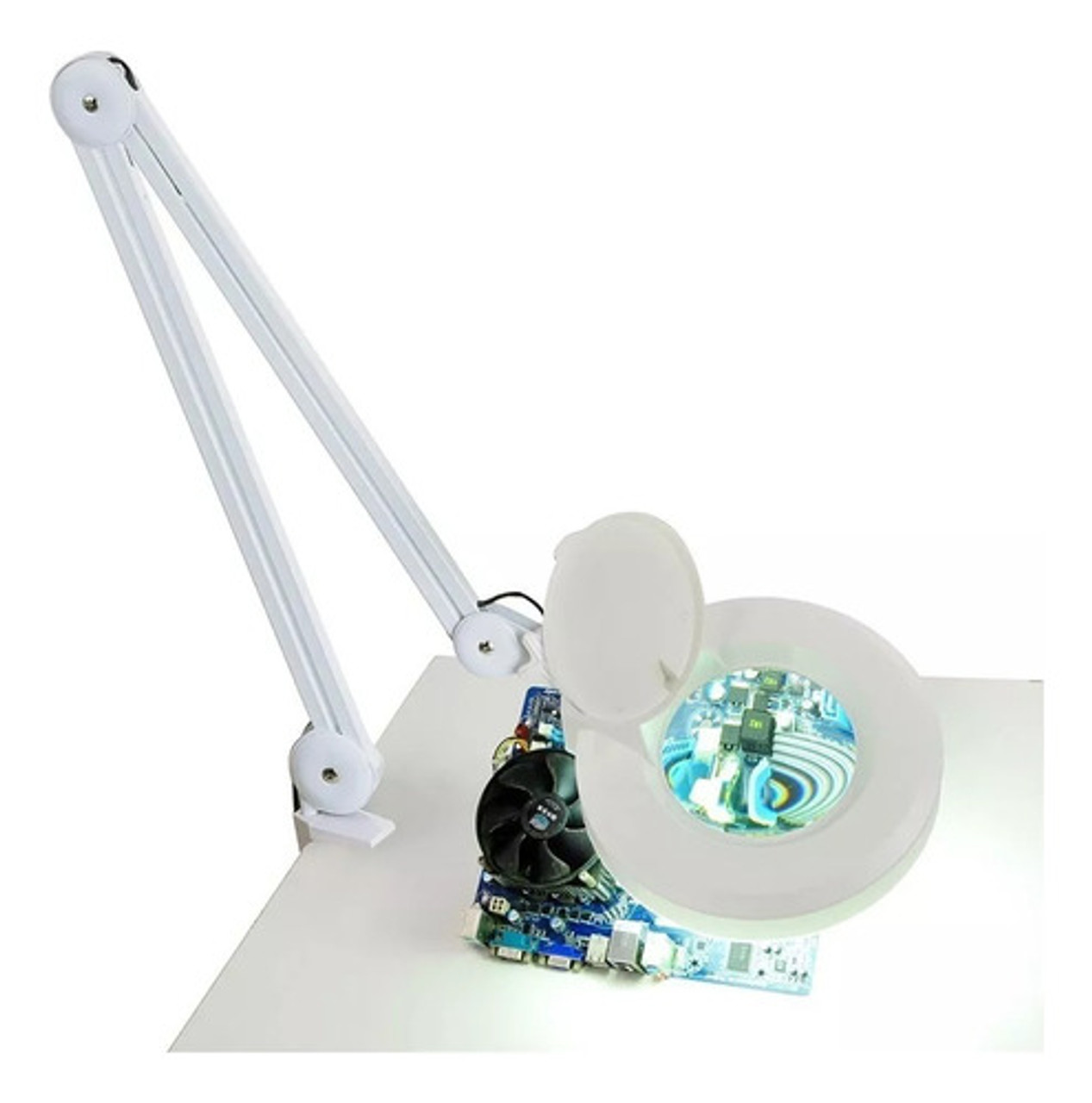 10X Multifocal Floor Lamp Magnifier for Cosmetology