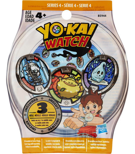 Hasbro Yo-kai Watch Series Surprise Medals in Bag +4