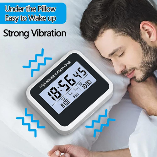 HOMUST Super Strong Vibration Alarm Clock for Heavy Sleepers HOMUST Super Strong Vibration Alarm Clock for Heavy Sleepers
