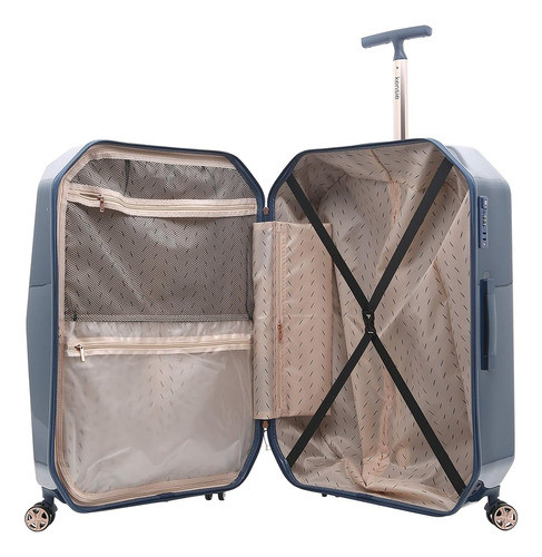 Kensie Midnight Blue Gemstone Luggage Set for Women