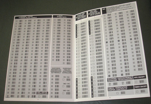 Panasonic Digital Barcode Scanner + Programming Sheet