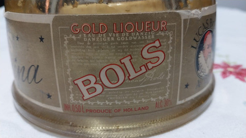 Bols Gold Liqueur Ballerina Musical Bottle, 1950s