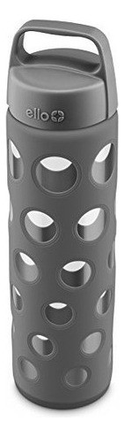 Ello Pure BPA-Free Glass Water Bottle with Lid, Fizz