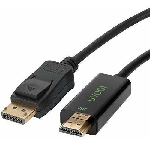 UVOOI DisplayPort to HDMI Cable 4K - 10'