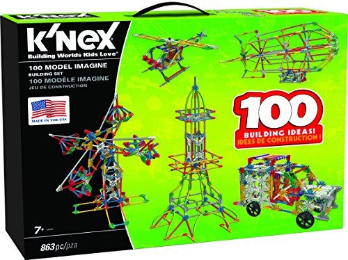 K'nex 100 Model Building Set – 863 Pieces
