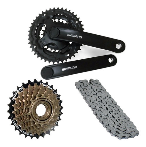 Freewheel 21 Speed Bicycle Chain Shimano 21-Speed Transmission Set