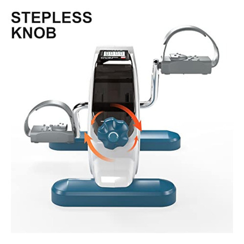 TECHMOO Under Desk Bike Pedal Exerciser Portable