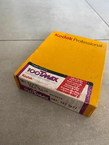 Kodak Tmax 100 4x5 Film Large Format