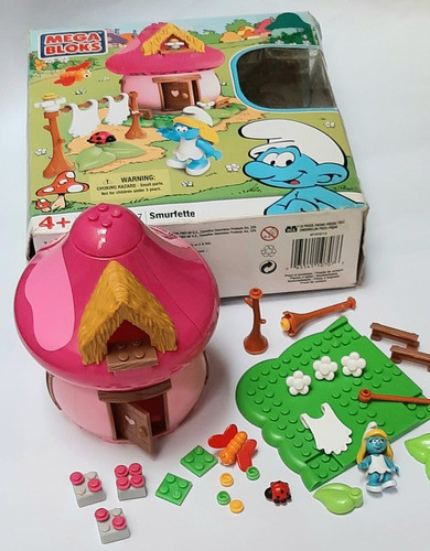 Mega Bloks Casa De Pitufina Pitufos Juguete