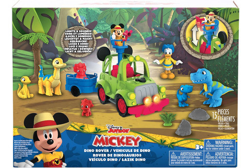 Just Play Disney Junior Mickey Mouse Dino Rover Toy Set