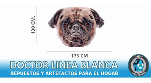 Pug Intex Dog Island Pool Float Intex Pug Float INFLATABLE PET