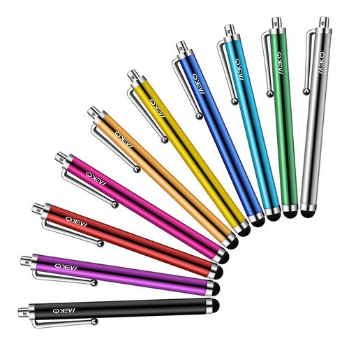 Meko Capacitive Stylus Pen Set 10 Pieces for Touch Screens