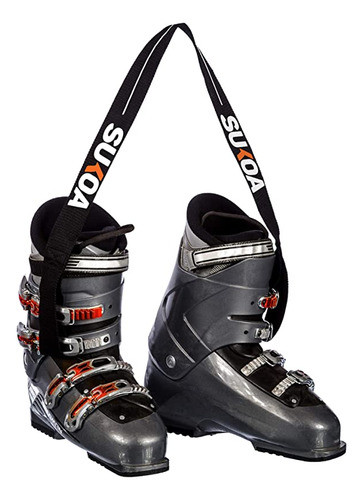 Sukoa Ski And Snowboard Boot Carrier Strap Shoulder Sling Tote Leash