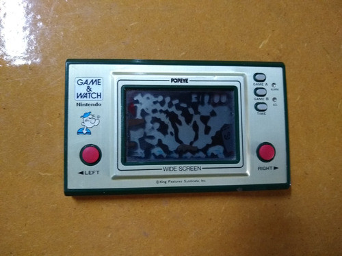 Nintendo Game E Watch Popeye Original 1980s Mini Game