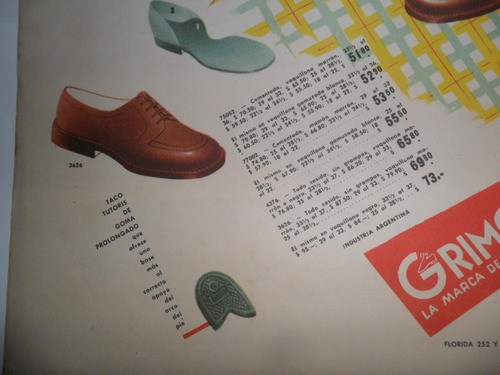 Grimoldi Antique Advertising Pie Tutoris Shoes - Main Image