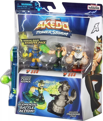 Moose Akedo Legends Power Storm Starter Pack Green Lelab