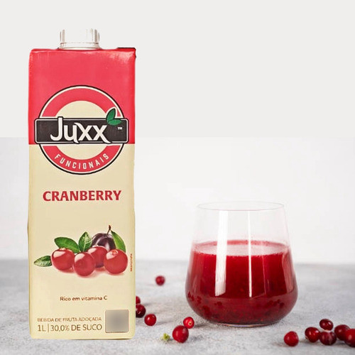 Juxx Cranberry Functional Juice Kit with 6 Units - 1 Liter Each
