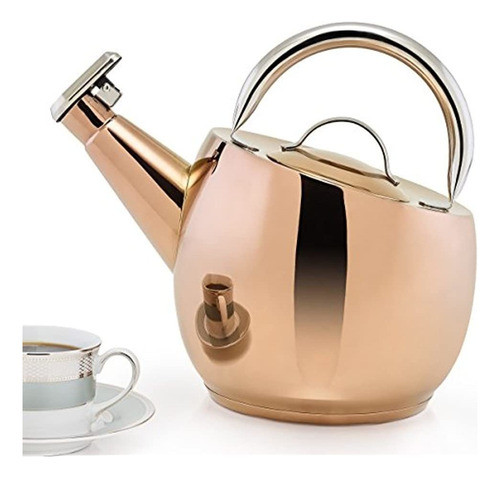 Old Dutch DuraCopper Ganymeade Tea Kettle - Thumbnail 2