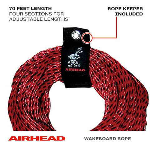Airhead Dyneema Flat-Line Wakeboard Rope - Camping World Airhead Dyneema Flat-Line Wakeboard Rope - Camping World