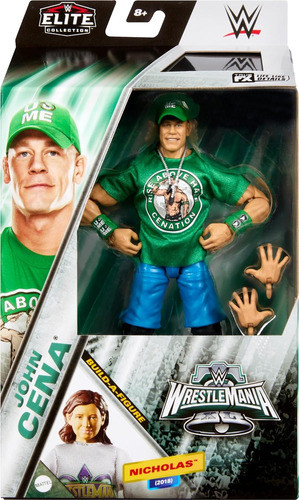 Mattel WWE Elite Collection Wrestlemania John Cena Nicholas 2018