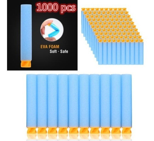 Toy Gun 1000 Balas De Nerf Balas Redondas Pistola Nerf Bolas